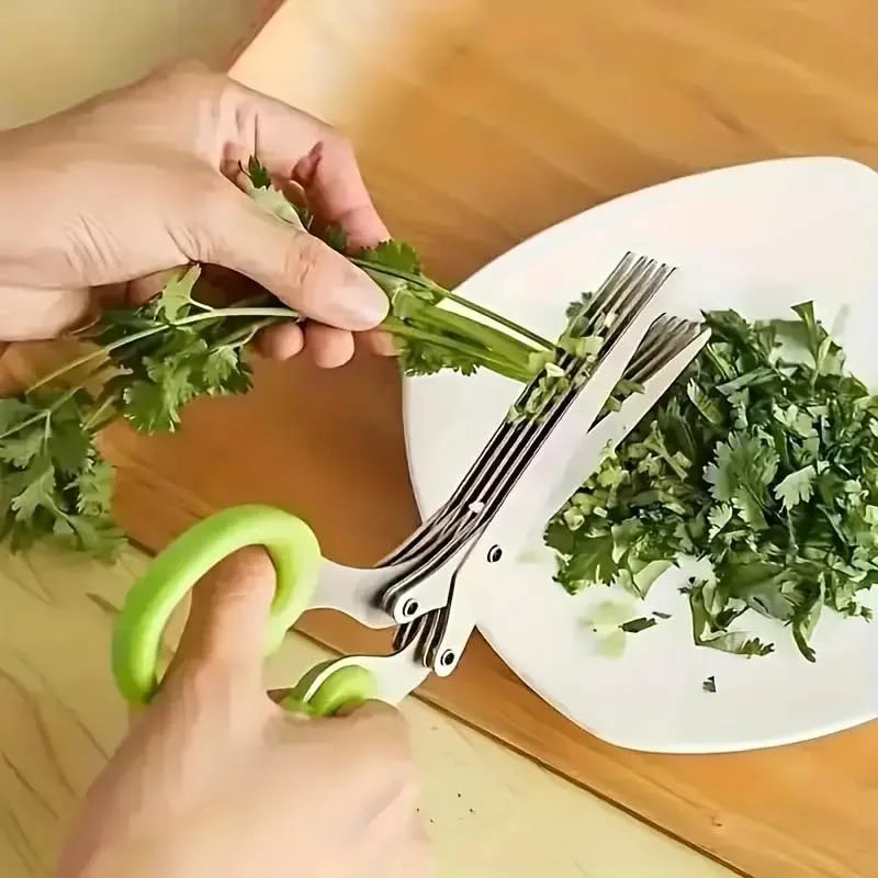 Multi-Layer Vegetable & Herb Chopping Scissor