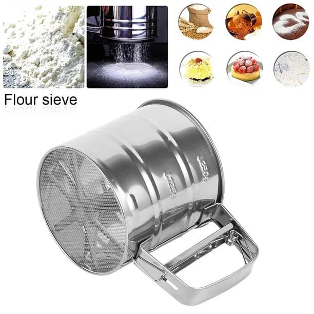 Efficient Stainless Steel Sifter for Fine Flour